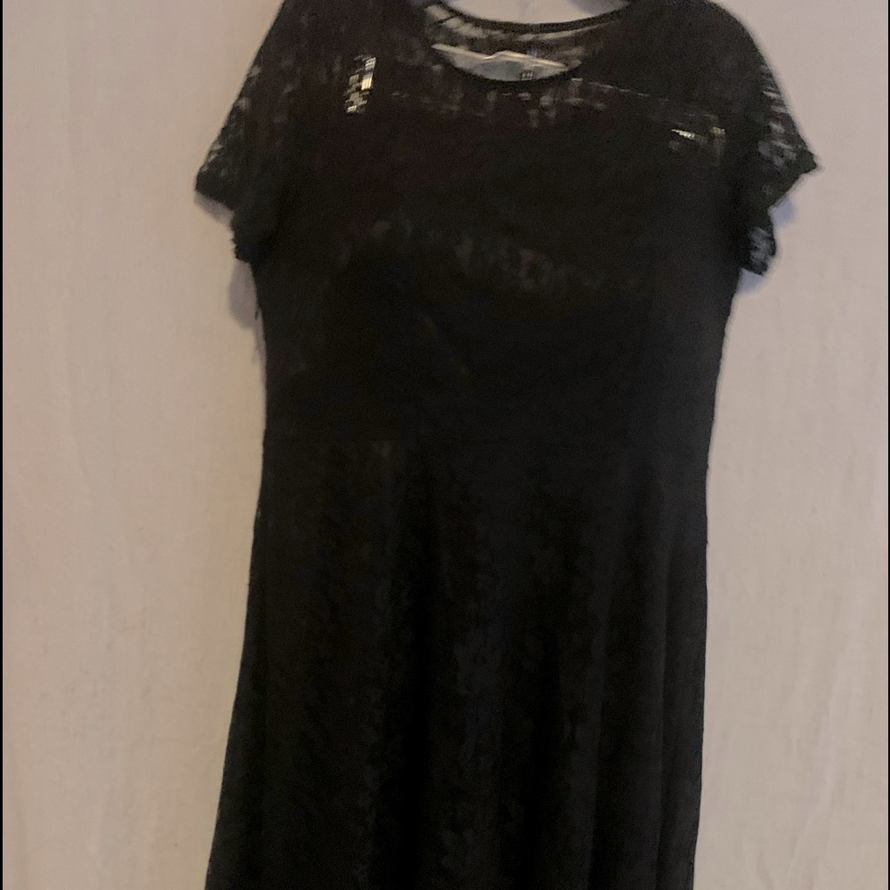 Little black laced dress